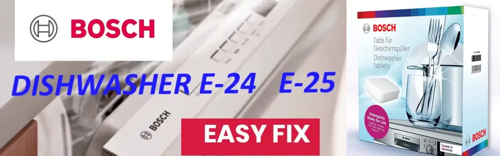Bosch Dishwasher Error E24