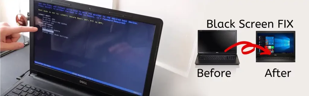 Dell Laptop Black Screen Issue
