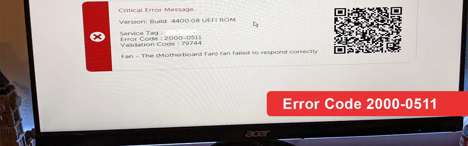 Error Code 2000-0511